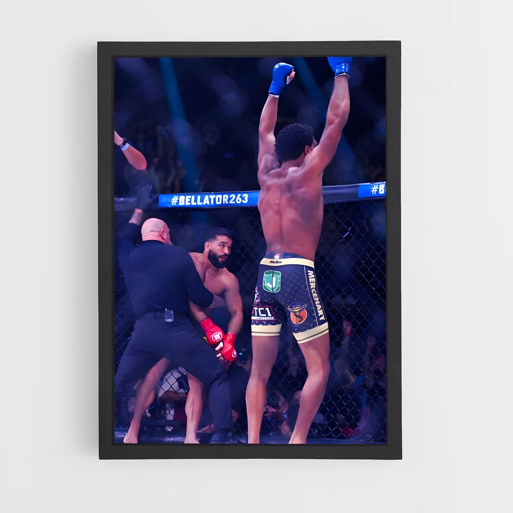 Poster Strike for Justice – affiche MMA (vue 2)
